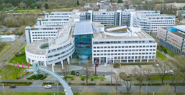 Alemanha Bona Fev 2020 Edifício Sede Empresa Deutsche Telekom Telecomunicações — Fotografia de Stock
