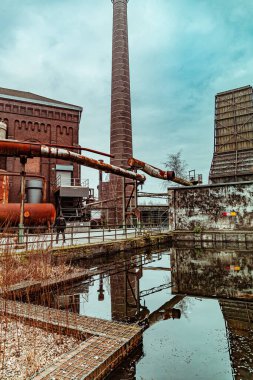 Manzara parkı Duisburg Nord sanayi kültürü Almanya Ruhr bölgesi