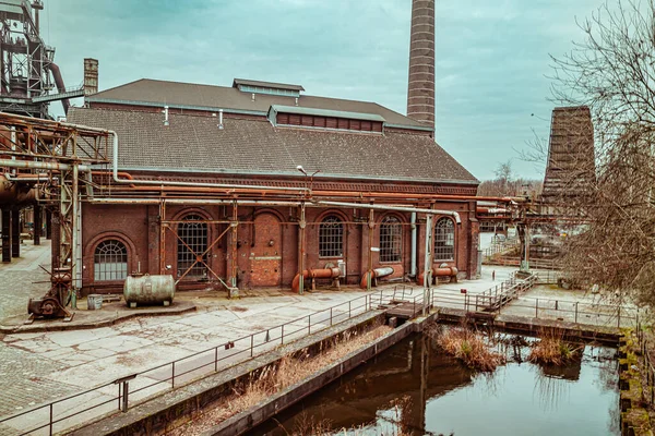 Krajinný Park Duisburg Nord Průmyslová Kultura Německo Porúří — Stock fotografie