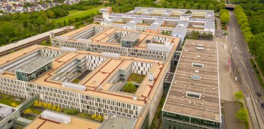 Telekom Deutschland Merkez Binası GmbH Cep telefonu şirketi Bonn Almanya Mai 2020