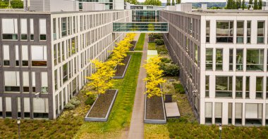 Telekom Deutschland Merkez Binası GmbH Cep telefonu şirketi Bonn Almanya Mai 2020