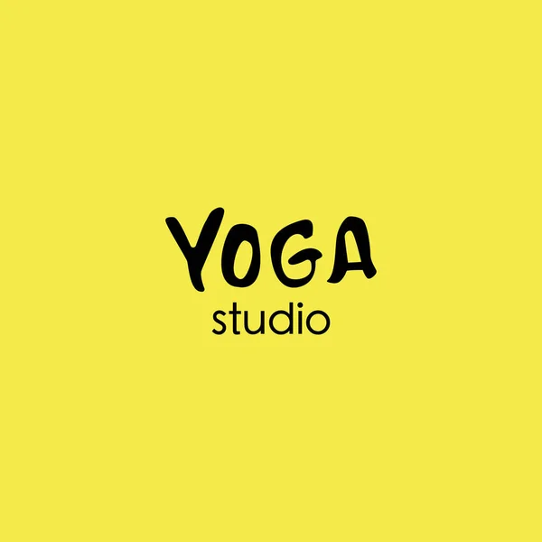 Yoga Logo Abstrakcyjny Design Szablon Liniowy Styl Zdrowie Spa Medytacja — Wektor stockowy