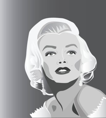 Temmuz, 2017: Ünlü film ünlü poz içinde yıldızı Marilyn Monroe