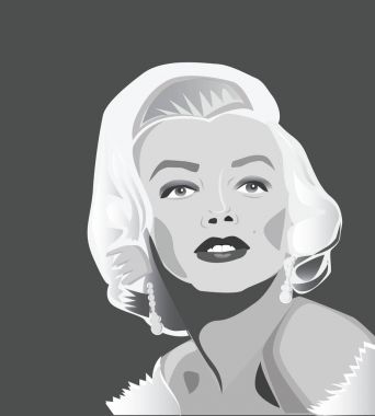 Temmuz, 2017: Ünlü film ünlü poz içinde yıldızı Marilyn Monroe