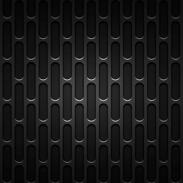 Set 8 gray carbon fiber mesh on black metal plate — Stock Photo, Image