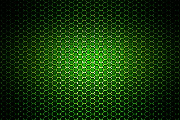 Zelená chrom kovové pletivo. kovové pozadí a textury. — Stock fotografie