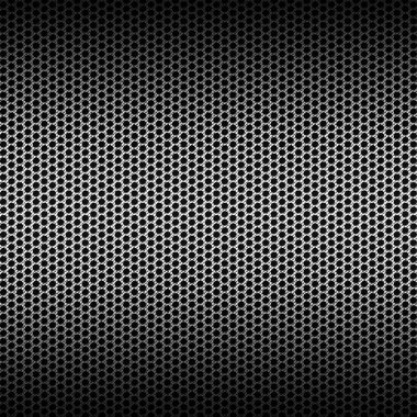 siyah metal plaka kümesi 8 beyaz karbon fiber mesh