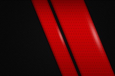 Kırmızı ve siyah metal arka plan