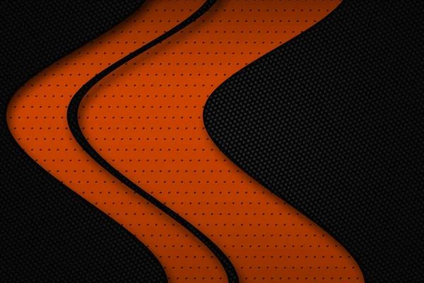 Orange and black metal background — Stock Photo, Image