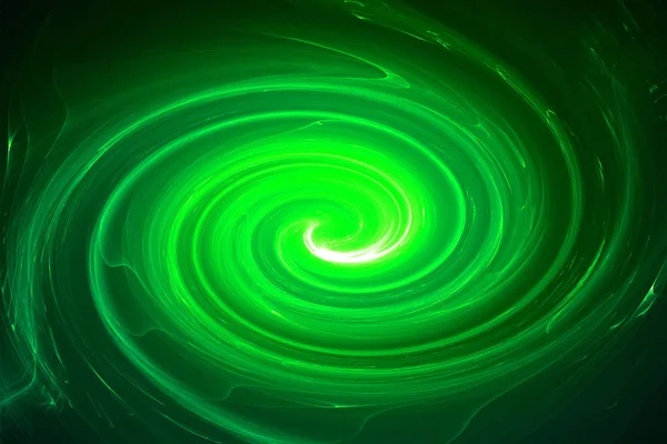 Onda de brilho circular verde. efeito de iluminação fundo abstrato . — Fotografia de Stock