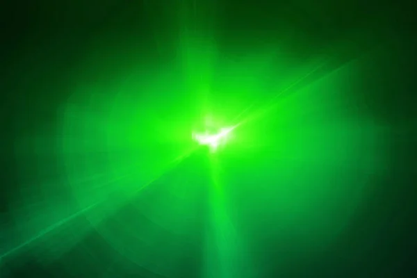 Onda de brilho circular verde. efeito de iluminação fundo abstrato . — Fotografia de Stock