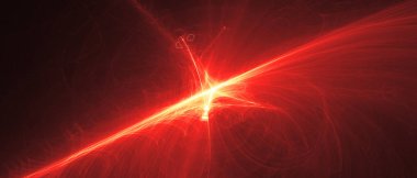 Turuncu parlamayı enerji dalgası.