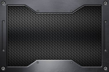 metal çerçeve ile krom Panjur arka plan