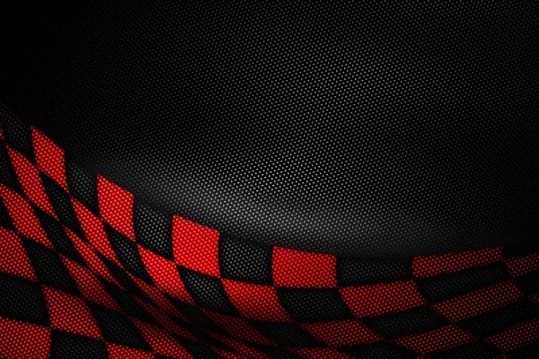 Fondo de fibra de carbono rojo y negro . —  Fotos de Stock