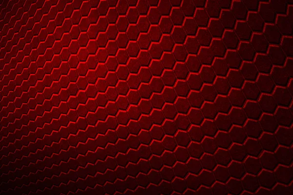 Red hexagon background and texture. — Stock Photo, Image