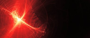 Turuncu parlamayı enerji dalgası.