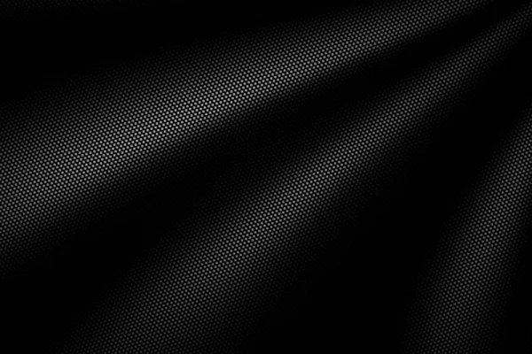 Black wave carbon fiber. metal background and texture. — Stock Photo, Image