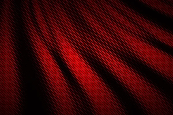 Fibra de carbono de onda roja. fondo de metal y textura . — Foto de Stock