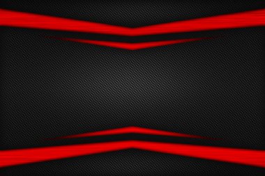 kırmızı ve siyah karbon fiber. iki ton metal arka plan ve textur