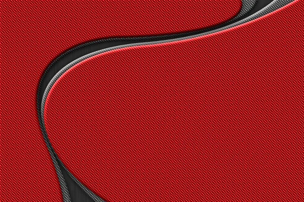 Textura de fibra de carbono vermelho e cinza . — Fotografia de Stock