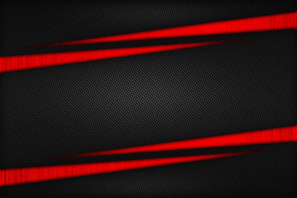 Красное и черное углеродное волокно. двухцветный металлический фон и текстура — стоковое фото
