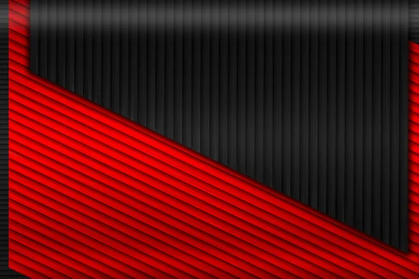 overlap black and red carbon fiber.