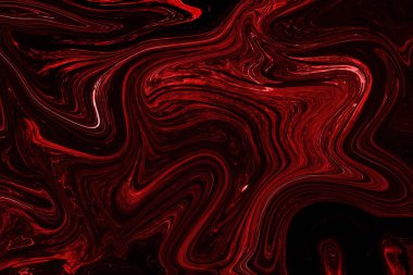 kırmızı ve siyah sıvı renk. soyut arkaplan ve doku.