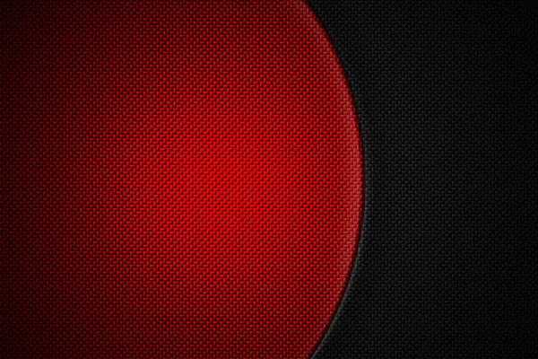 Красное и черное углеродное волокно. двухцветный металлический фон и текстура — стоковое фото