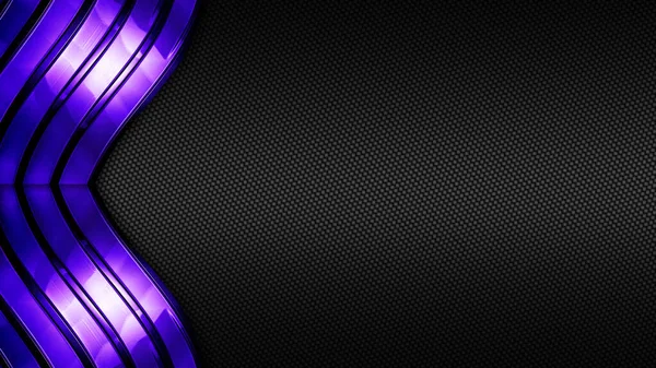 purple and black shiny metal background and carbon fiber texture