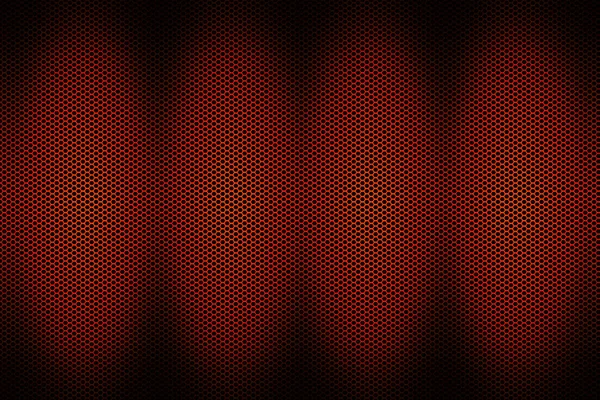 Rode golf metallic mesh. metalen achtergrond en textuur. — Stockfoto