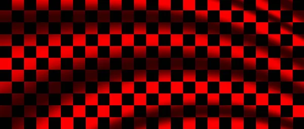 Bandeira quadriculada vermelha e preta para fundo e textura de corrida . — Fotografia de Stock