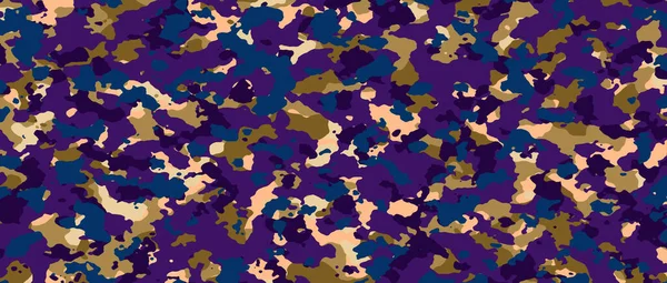 Bandera de camuflaje azul púrpura y marrón . —  Fotos de Stock