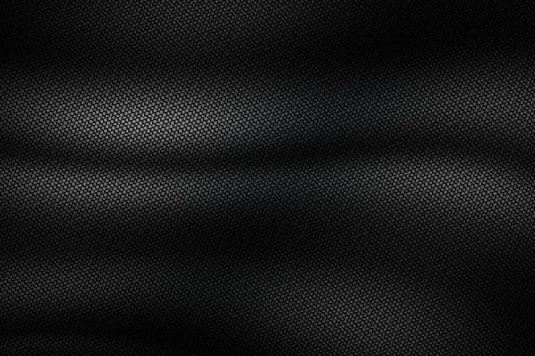 Schwarze Welle Kohlefaser. Metallhintergrund und Textur. Stockfoto