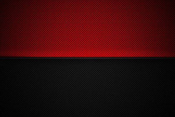 Röd och svart kolfiber. två Tone metal bakgrund och strukturer — Stockfoto