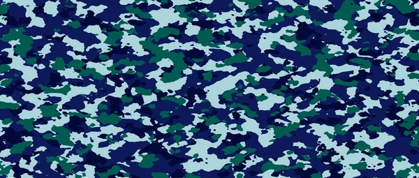 Bannière de camouflage bleue. fond et texture . — Photo