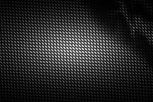 Fibra di carbonio ad onda nera. sfondo in metallo e texture . — Foto Stock