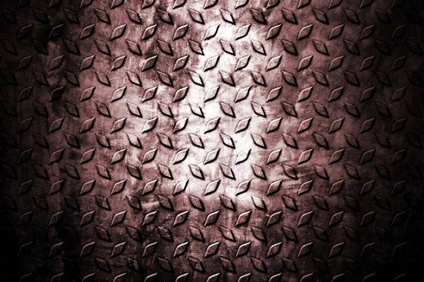 old and rust diamond plate. metal background and texture.