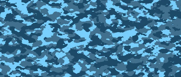 Kék Álcázó Transzparens Háttér Textúra Illusztráció Háttér Sablonhoz Extrém Szélesvásznú — Stock Fotó