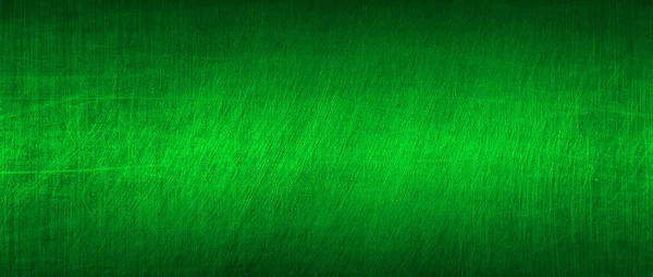 Zielone Czarne Zarysowania Metalowe Tło Tekstura Ilustracja Ekstremalny Współczynnik Panoramiczny — Zdjęcie stockowe