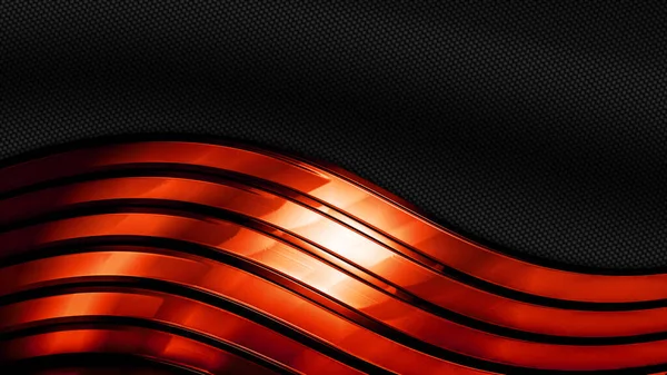 Roter Und Schwarzer Glänzender Metallhintergrund Und Textur Aus Kohlefaser Metallhintergrund lizenzfreie Stockfotos