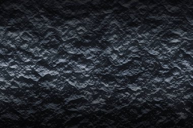 Aydınlık ve gölgeli koyu kayalık duvar. Grunge ve korku arka planı ve doku. 3d illüstrasyon.