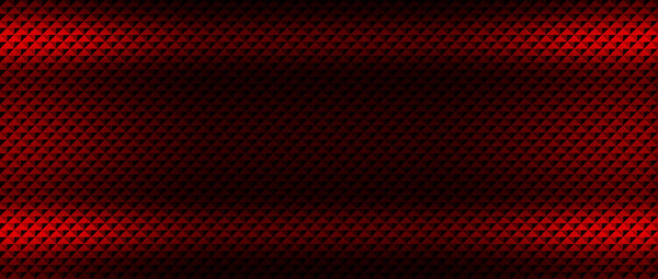 dark red with shadow and light. metal background and texture. 3d illustration. extreme widescreen ratio.