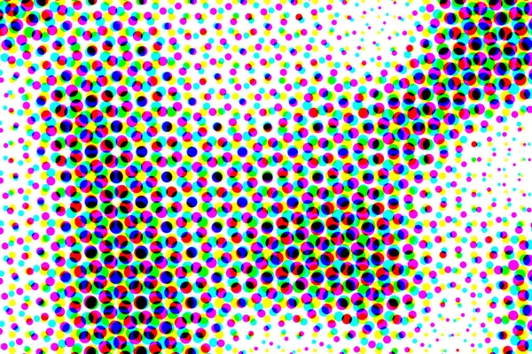 stock image black red blue and white halftone pattern. colorful halftone background and texture. illustration. 