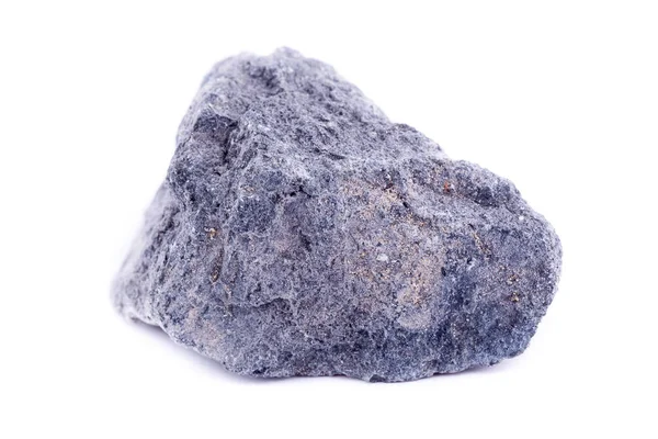 Makro mineral sten serpentin på vit bakgrund — Stockfoto