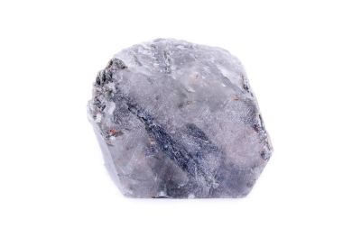 Makro mineral taş apatit beyaz arka plan üzerinde