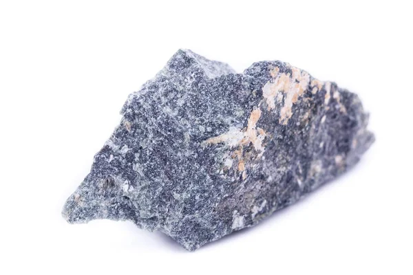 Makro Minerální kámen Dumortierite na bílém pozadí — Stock fotografie
