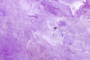 Makro Mineral taş Ametist beyaz bir arka plan üzerinde