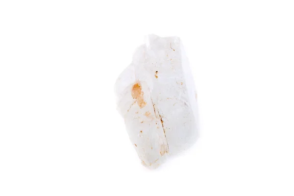 Makro mineral topaz sten på en vit bakgrund — Stockfoto