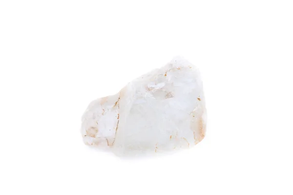 Μακροεντολή ορυκτό τοπάζι πέτρα σε λευκό φόντο — Φωτογραφία Αρχείου