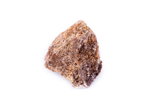 Mineralne wulfenite kamień makro na białym tle — Zdjęcie stockowe